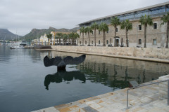 Fake whale at Cartagena